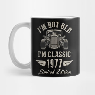 I'm Classic Car 45th Birthday Gift 45 Years Old Born In 1977 Mug